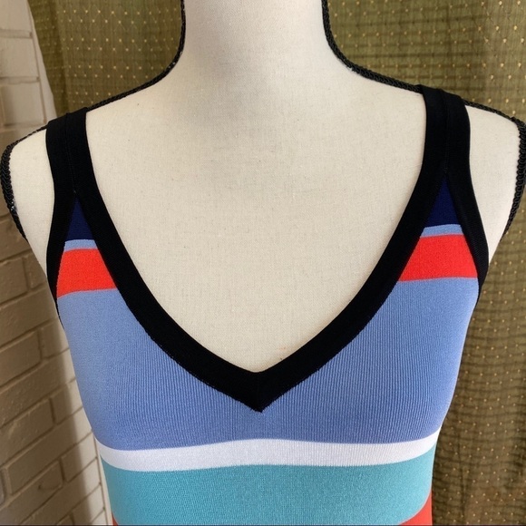 Halogen NEW Multi Colored Striped Maxi Dre… - Picture 2 of 5
